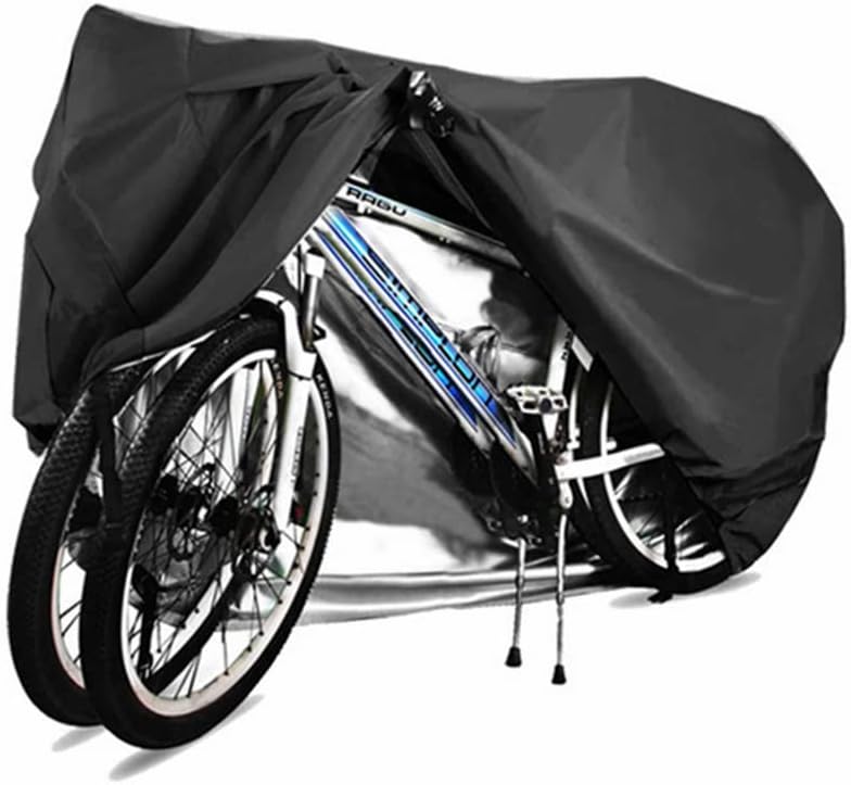 Bike covers for 2-3 e-bikes, rain, sun, UV, dustproof, waterproof, with lock hole, mountain and road - Image 1