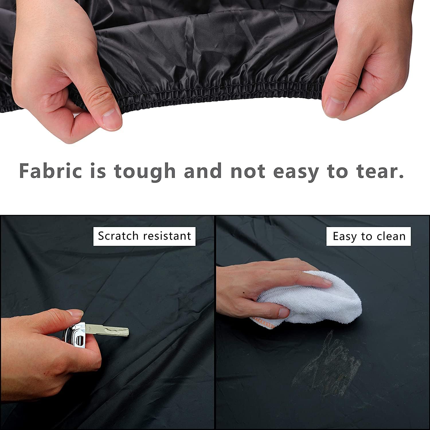 Bike covers for 2-3 e-bikes, rain, sun, UV, dustproof, waterproof, with lock hole, mountain and road - Image 4