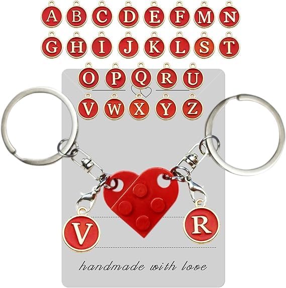 Keychain for ladies and gents, keychain, bracelet, car keychain with tassel, Christmas gifts for women, wrist, keychain Red - Image 1