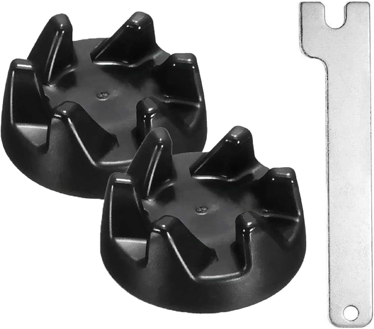 2 pieces of couplings 9704230, compatible with Kitchenaid KSB52/KSB5/5KSB52/5KSB5, loose parts removal tool - Image 1