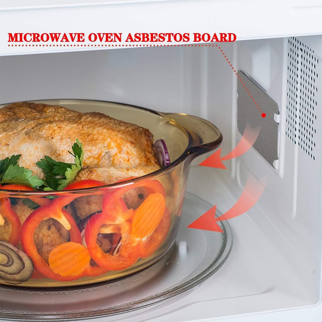Glimmer Disc Microwave, 5 pieces of mica sheet, microwave mica plate, microwave oven mica plate, mica plates sheets mica-plate for accessories, universal main kitchen - Image 4