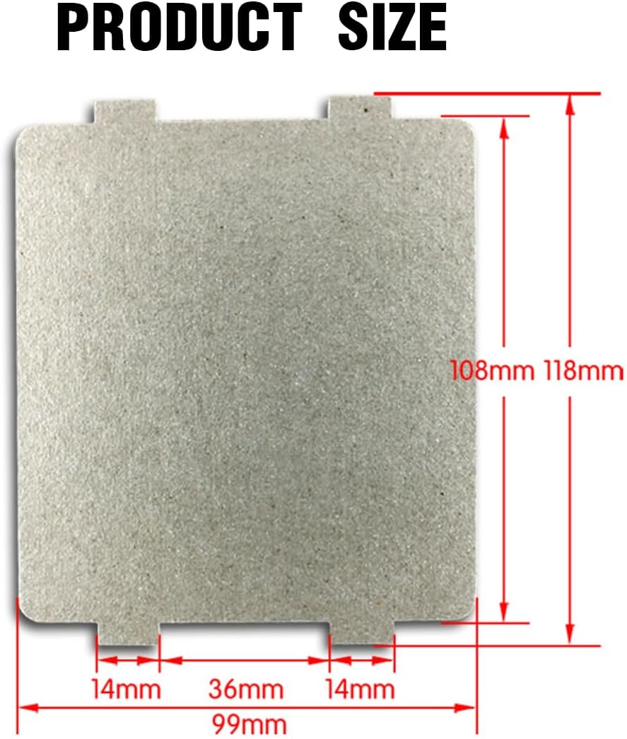Glimmer Disc Microwave, 5 pieces of mica sheet, microwave mica plate, microwave oven mica plate, mica plates sheets mica-plate for accessories, universal main kitchen - Image 6
