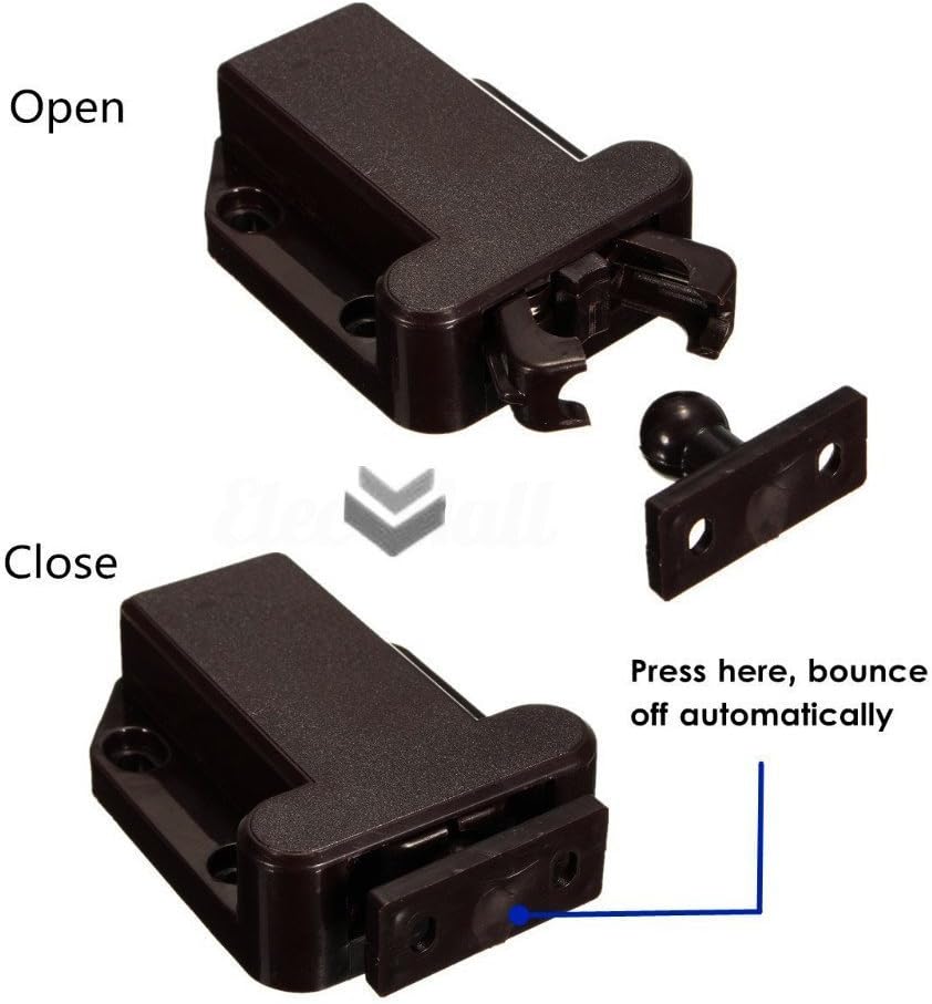 Goodchanceuk Push to Open Touch Release Catch, cabinet, doors, magnetic touch lock for drawer - Image 8