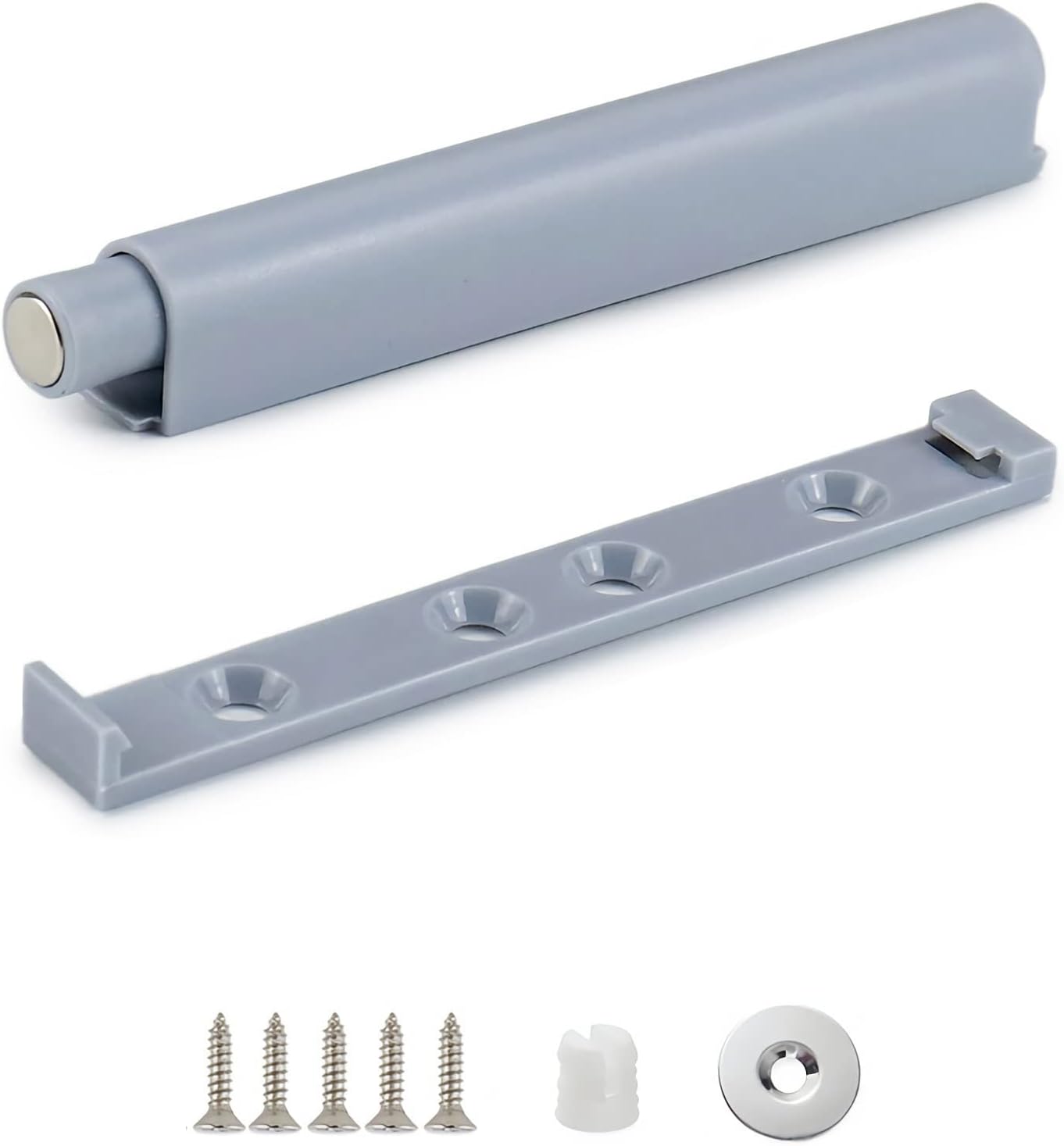 Petluno® Pack of 10 push-to-open door openers, soft close door dampers for kitchen cabinet doors - Image 2