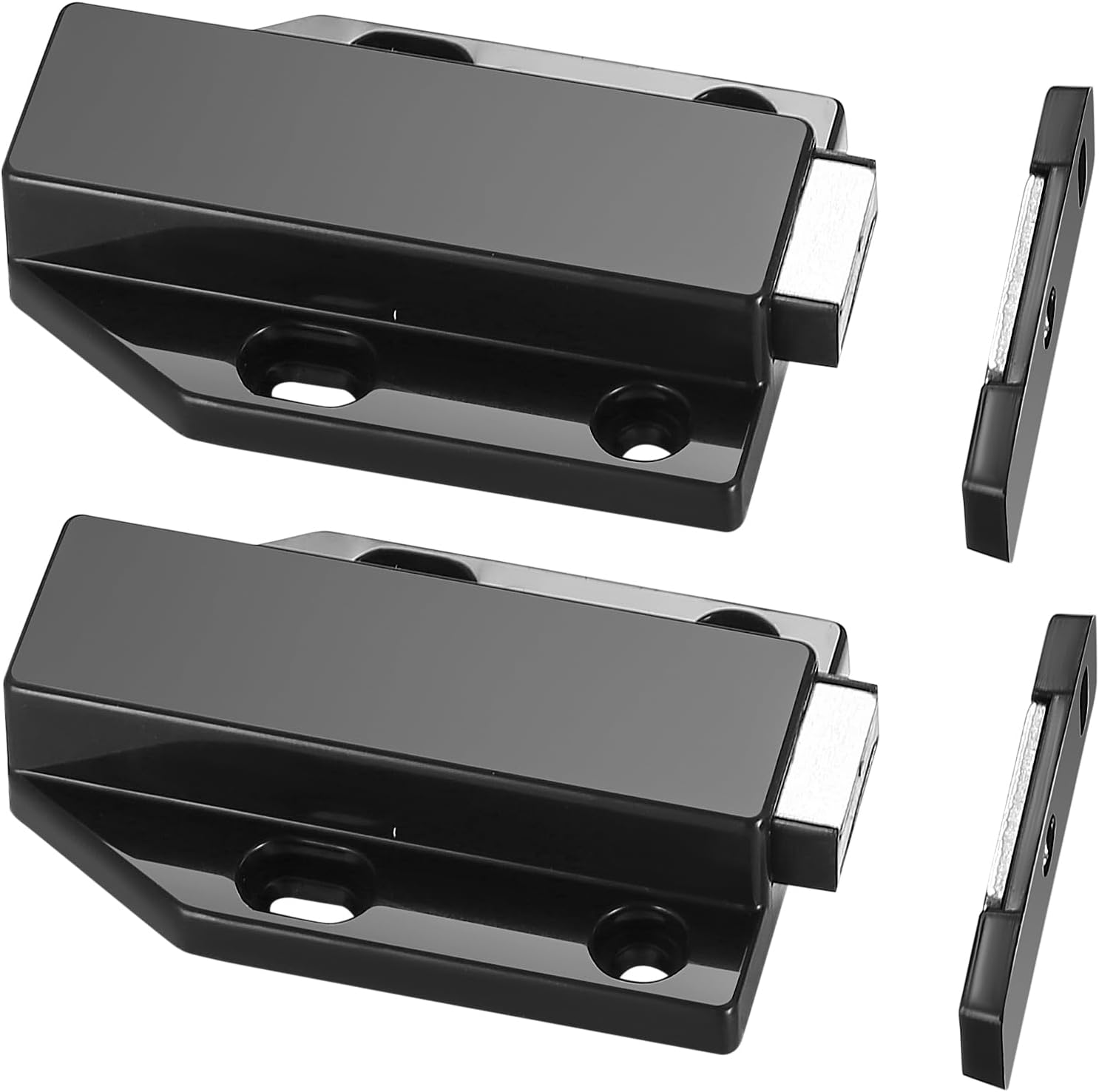 Dutch European hinge, push-to-open European hinge, magnetic catch, cabinet, for furniture, drawers, cabinet doors, 2 pieces - Image 1
