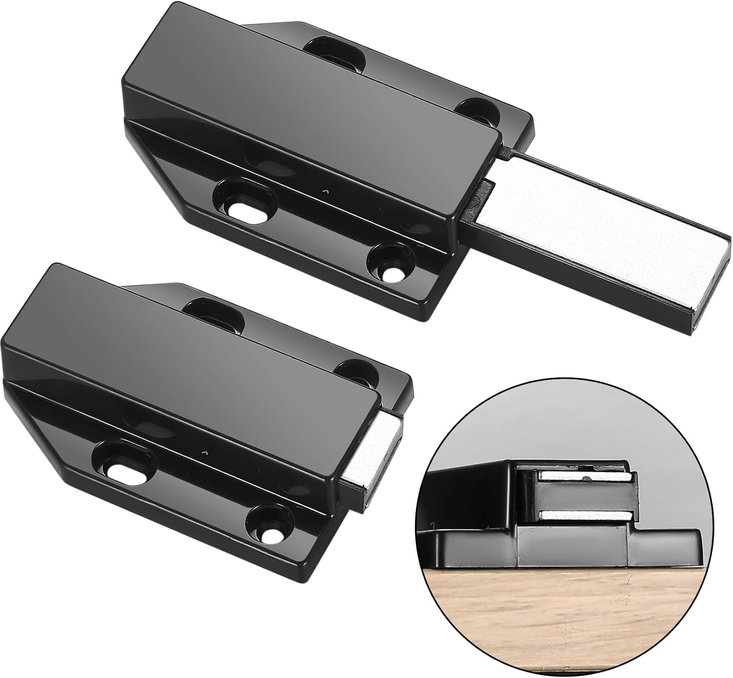 Dutch European hinge, push-to-open European hinge, magnetic catch, cabinet, for furniture, drawers, cabinet doors, 2 pieces - Image 4