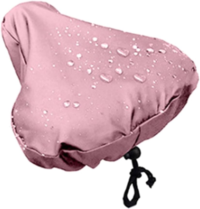 Quickly Install Bike Seat Protectors Water Resistant Bicycles Seats Cover for Adventure Enthusiasts Pink - Image 1