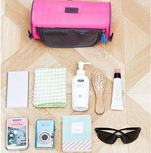 Waterproof Bicycle Handlebar Bag with Transparent Pouch and Adjustable Strap High-Capacity Cycling Front Pack #2 Pink - Image 8