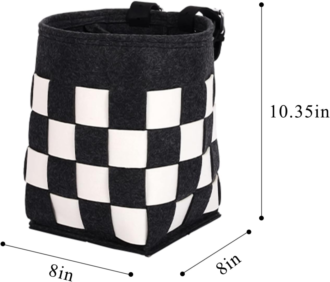 Bike Basket with a Fixed Holder, Kids' Small Scooter Tricycle Accessories Kit Bells Tools, Rust-Resistant Electric Bicycle Front Baskets for Women and Men - Image 2