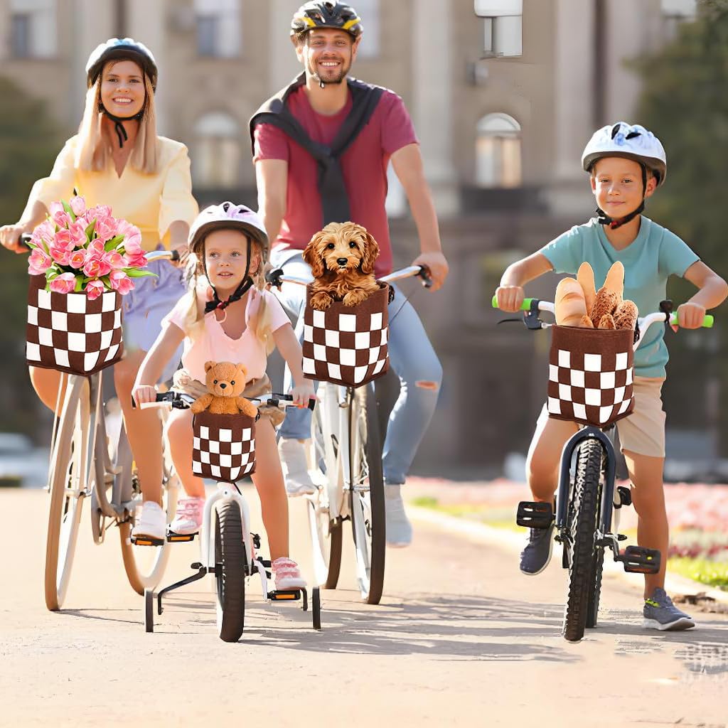 Front Bike Basket for Women and Men, Easy to Install Bicycle Basket for Boys and Girls, Dog Basket, Kids' Accessories, Adult - Image 2