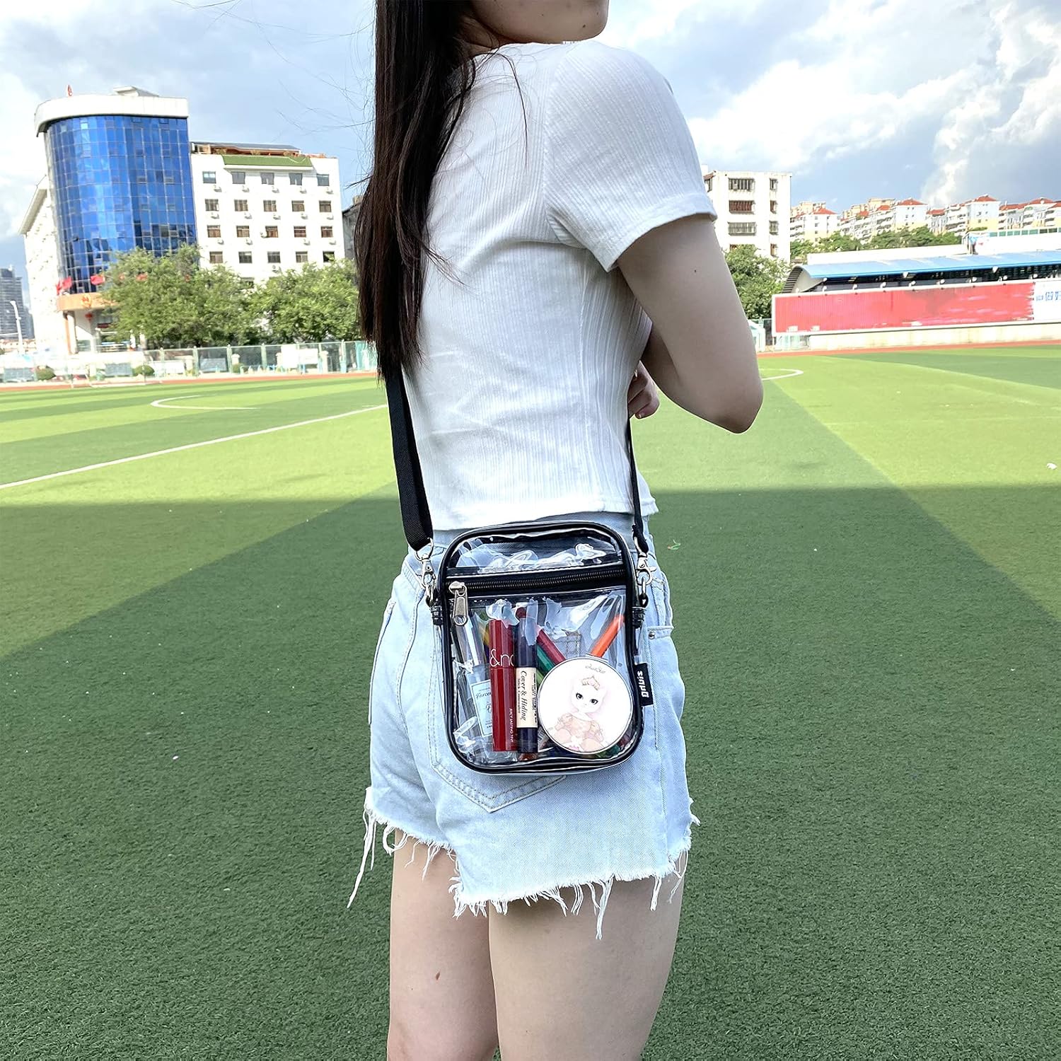 Clear Crossbody Bag, Stadium Approved Clear Purse Bag for Concerts Sports Events - Image 2