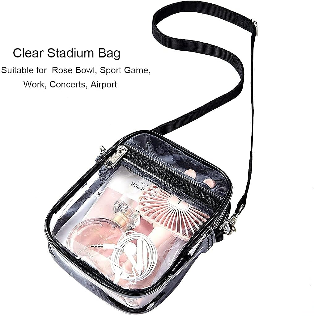 Clear Crossbody Bag, Stadium Approved Clear Purse Bag for Concerts Sports Events - Image 6