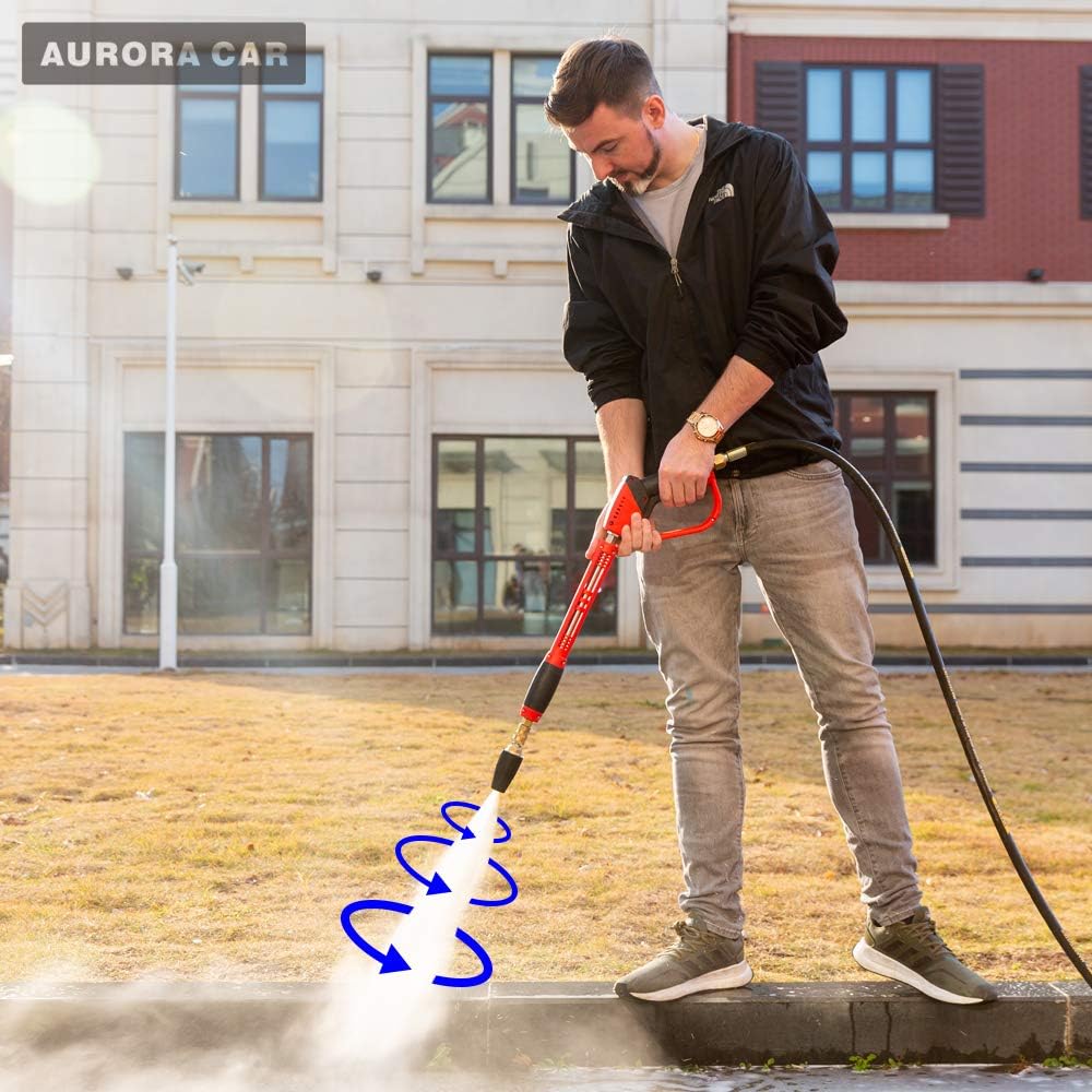 Pressure Washer Tips Turbo Nozzle Pressure Washer 4000 PSI Max Rotating Pressure Washer Nozzle with 1/4'' Quick Connect for Cleaning Brick, Concrete, and Vinyl Surfaces，4.0 GPM 4.0 Orifice - Image 2