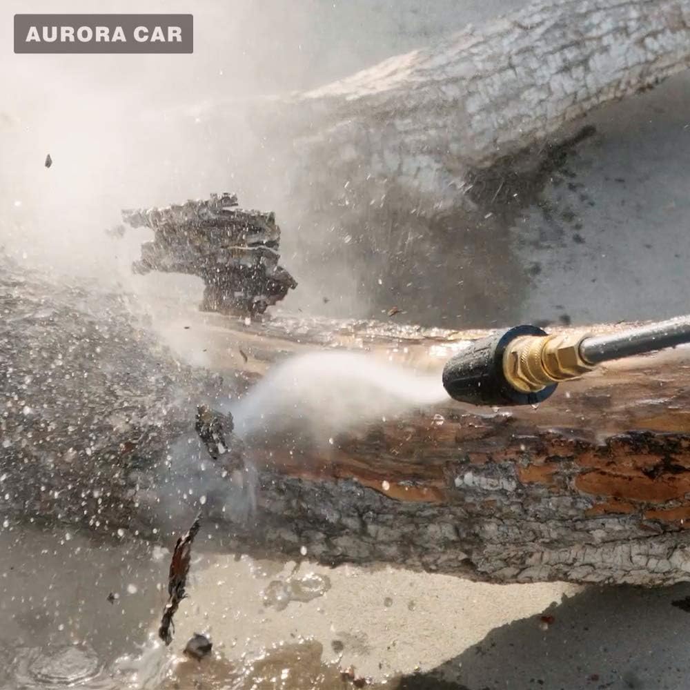 Pressure Washer Tips Turbo Nozzle Pressure Washer 4000 PSI Max Rotating Pressure Washer Nozzle with 1/4'' Quick Connect for Cleaning Brick, Concrete, and Vinyl Surfaces，4.0 GPM 4.0 Orifice - Image 3