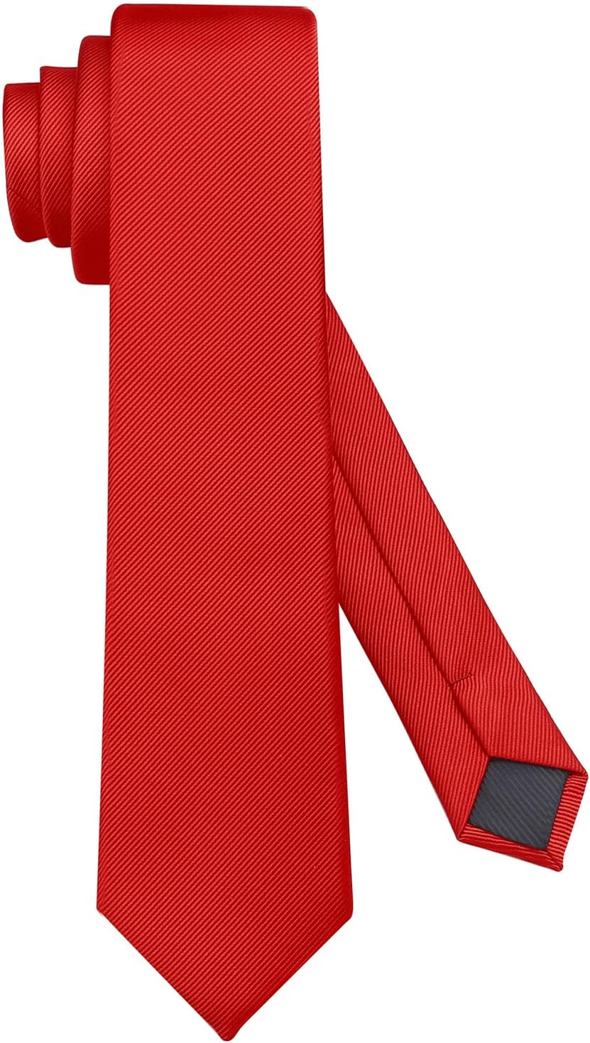 Men's Ties Solid Pure Color 2.35