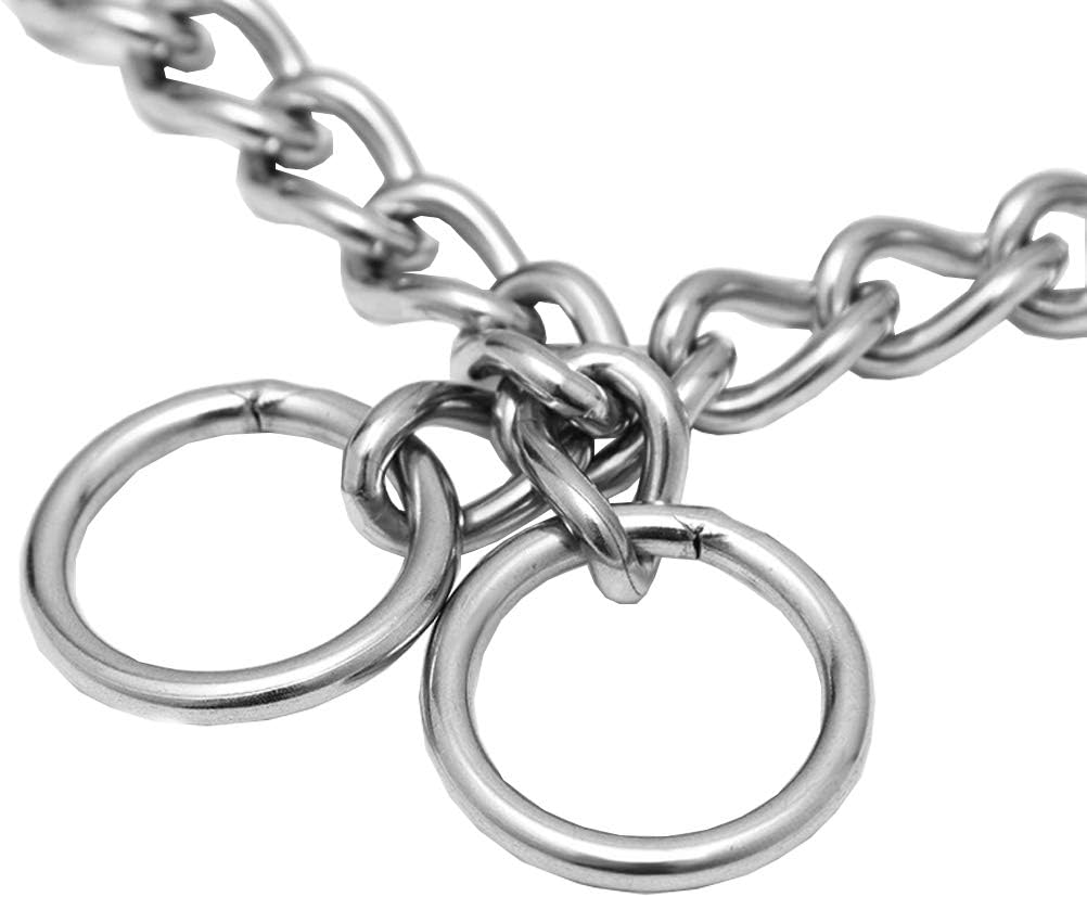 Chain Dog Training Choke Collar, 304 Stainless Steel, Total Length 20 in, 2.5 mm - Image 5