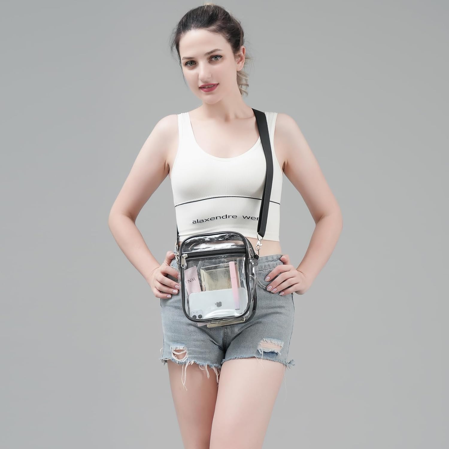 Clear Crossbody Purse Bag, Stadium Approved for Concerts, Festivals - Image 3