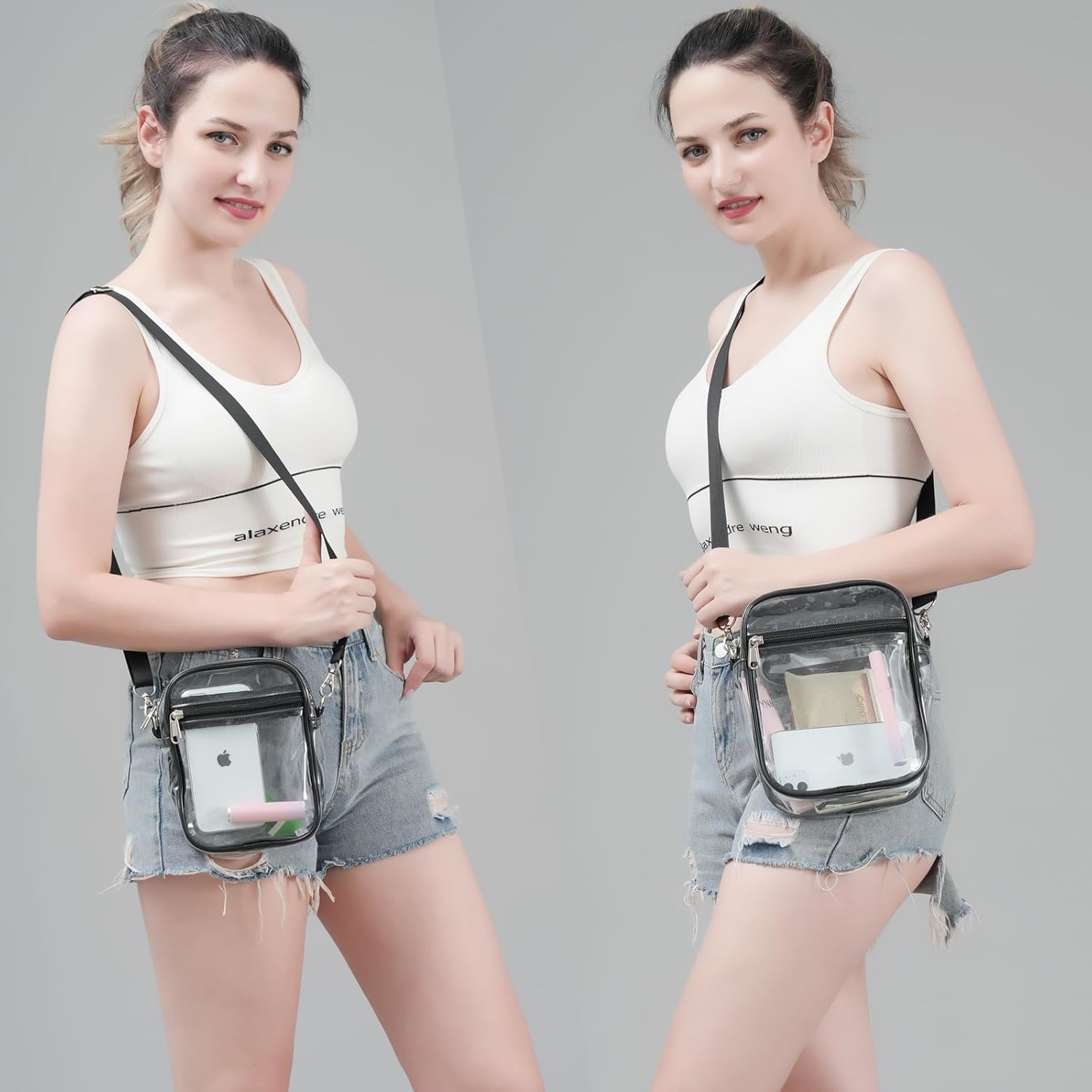 Clear Crossbody Purse Bag, Stadium Approved for Concerts, Festivals - Image 7