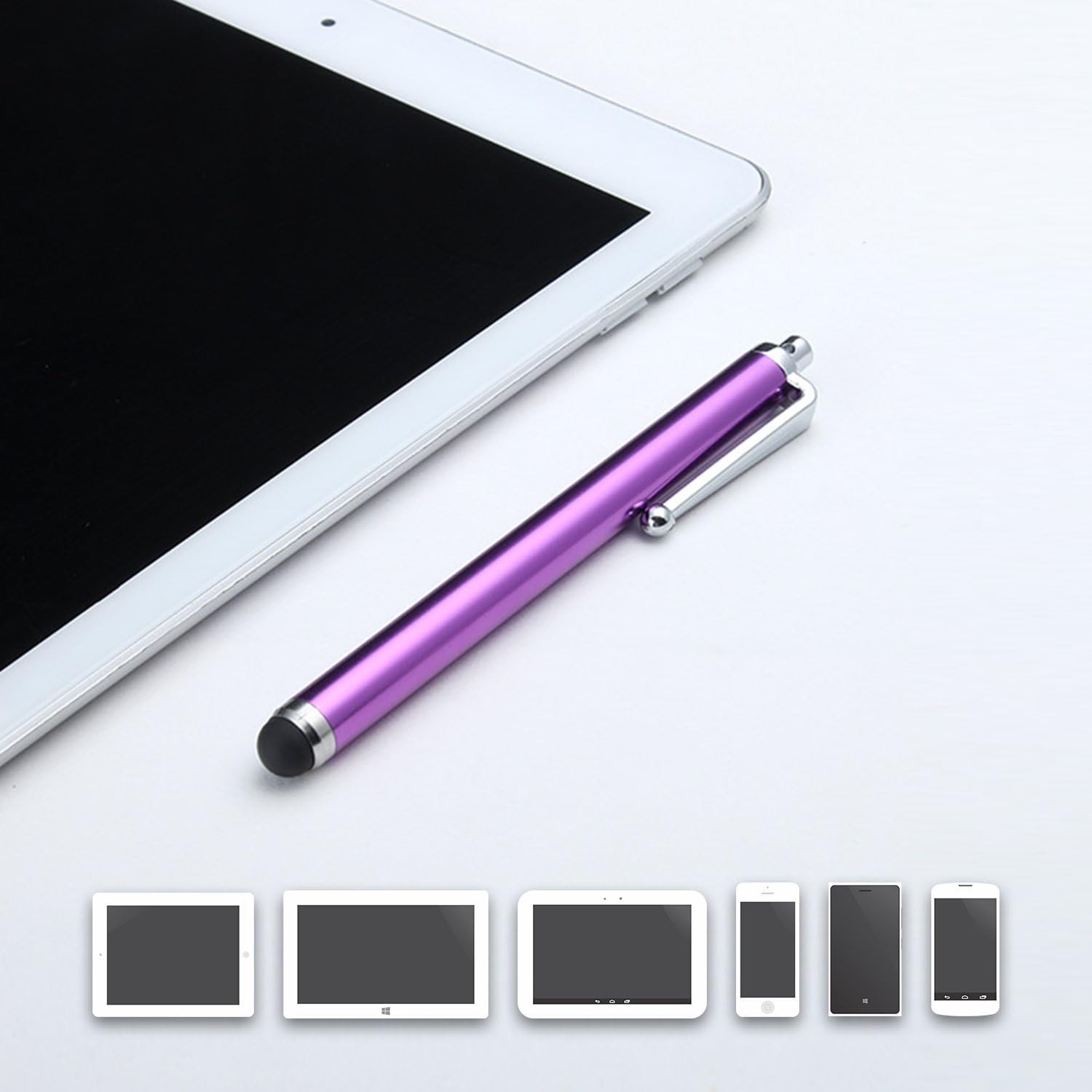 Stylus Pen Set of 20 Pack, Universal Capacitive Touch Screen Stylus Compatible with iPad, iPhone, Samsung, Kindle Touch, Compatible with All Device with Capacitive Touch Screen – 10 Color - Image 3