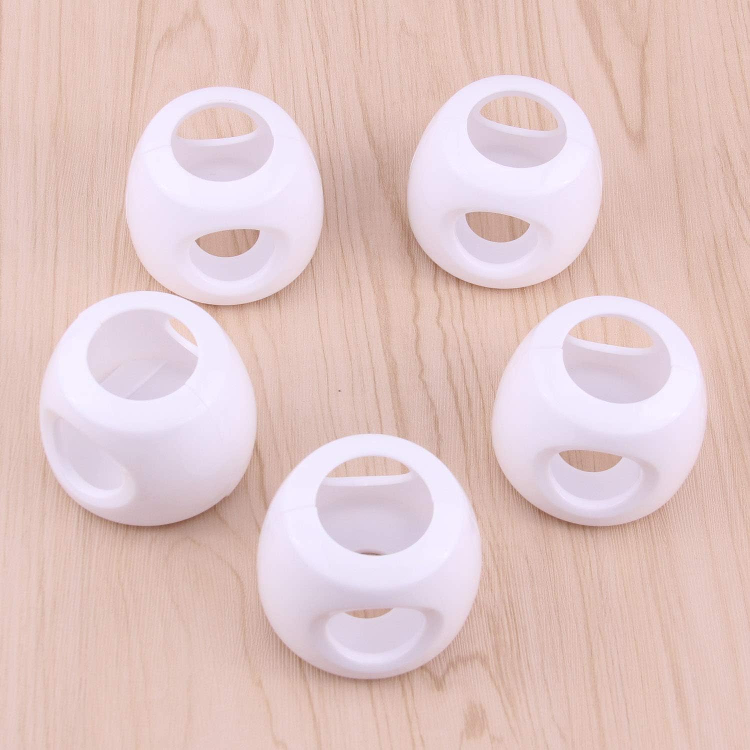 6 Pack Child Safety Door Knob Cover Baby Doorknob Handle Cover, Kids Proof Door Knob Covers Lockable Design for Home Bedroom Living Room Kangkangk - Image 8