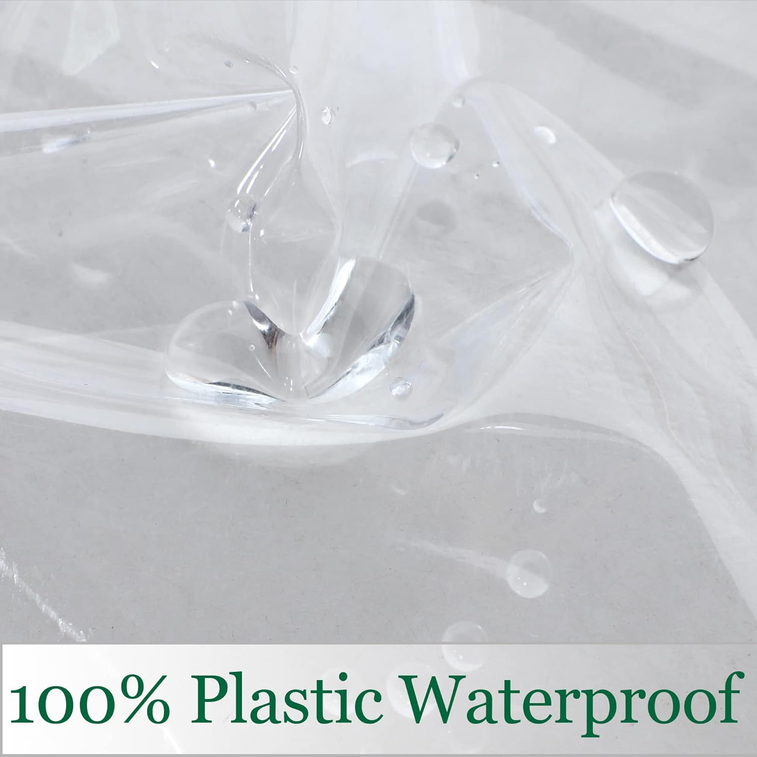 Clear Plastic Tablecloth 52 x 70 Inch, 100% Waterproof Oil-Proof Spill-Proof Vinyl PVC Table Cloth, Wipeable Rectangle Tablecloth Protector for Dining Table, Outdoor and Indoor Uses, Clear - Image 4