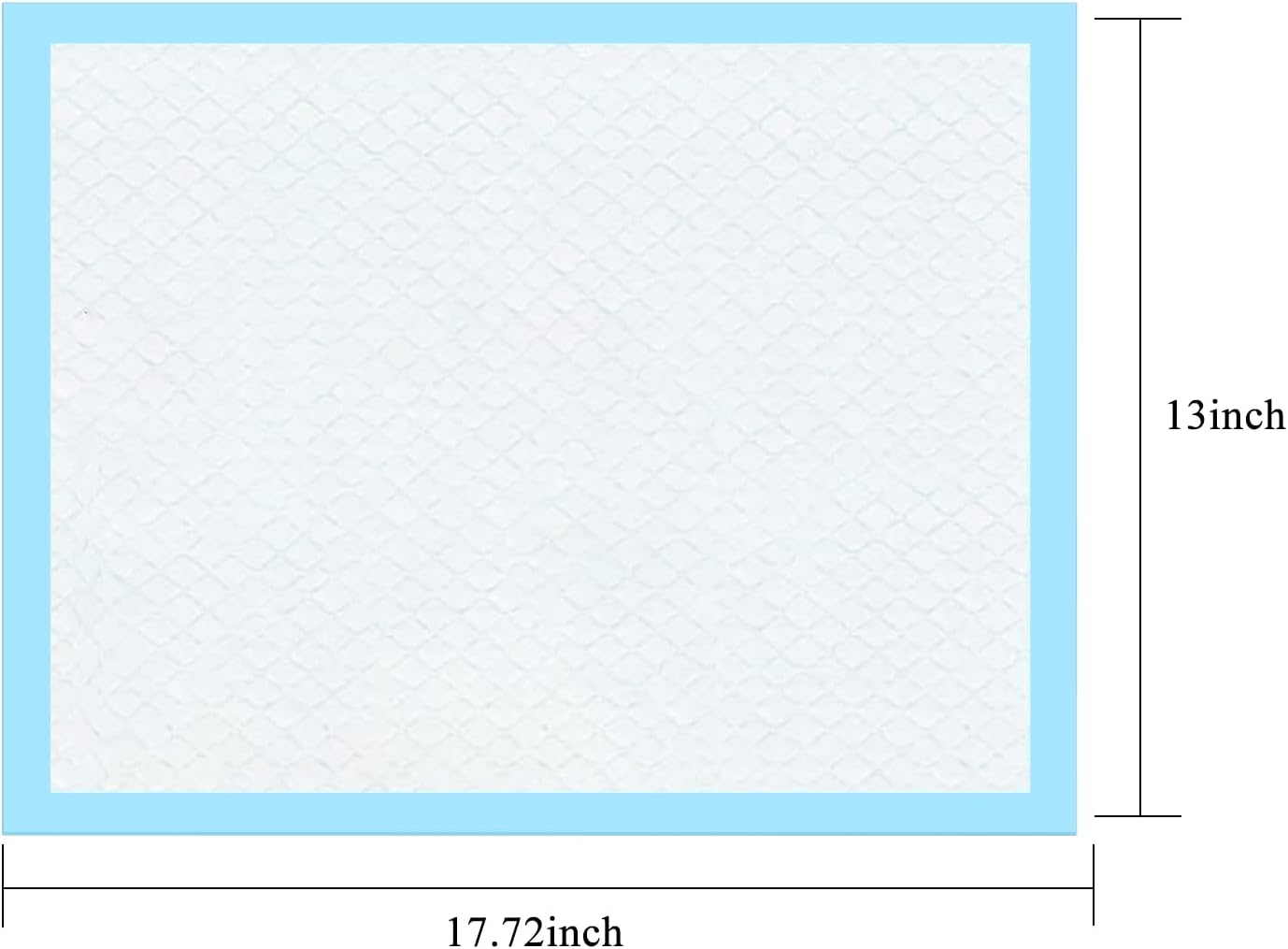 100 Pack Disposable Changing Pads, Portable Diaper Change Pad for Baby, Super Absorbent Leak-Proof Incontinence Bed Table Pee Mat for Travel and Home - Image 2