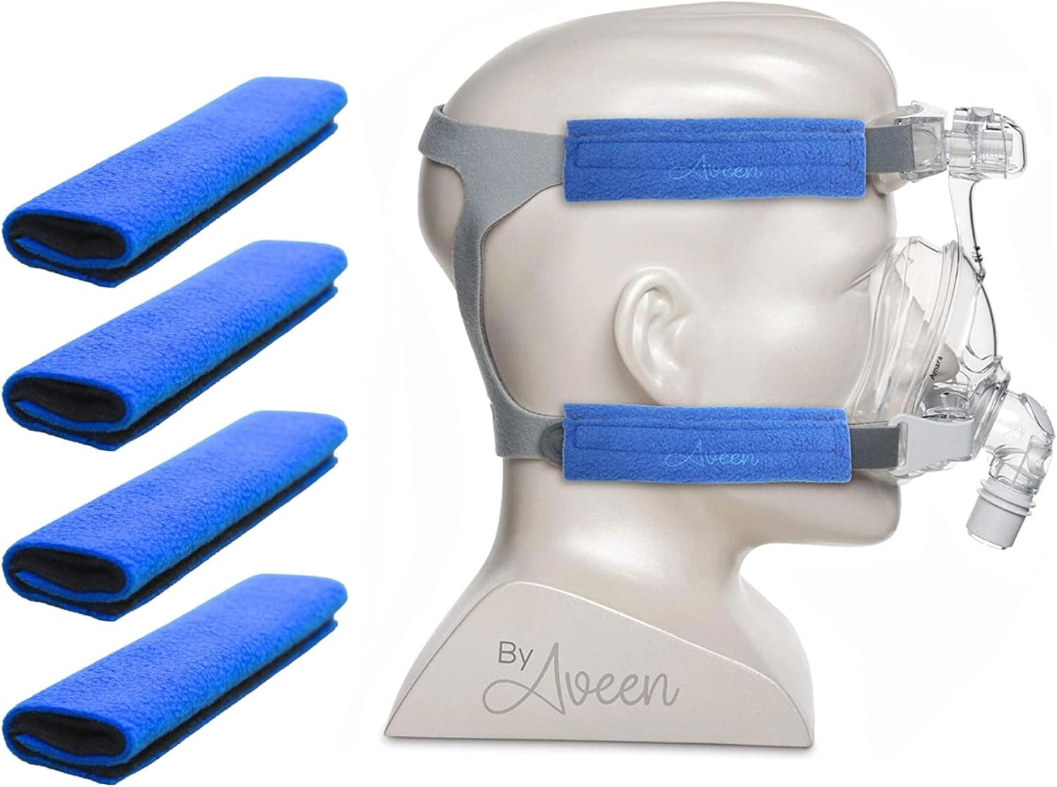 4-Packs CPAP strap covers, CPAP strap comfort pads, CPAP face pads, Comfortable CPAP supplies for CPAP mask, CPAP accessories for sleep apnea mask, CPAP pads, comfort supply for CPAP - Image 4