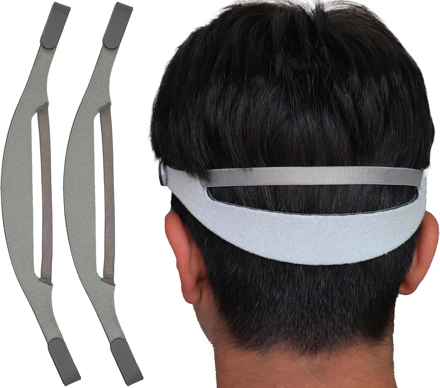 2-Pack Headgear Strap Replacement compatible with Philips Respironics DreamWear Nasal CPAP Mask - Image 1