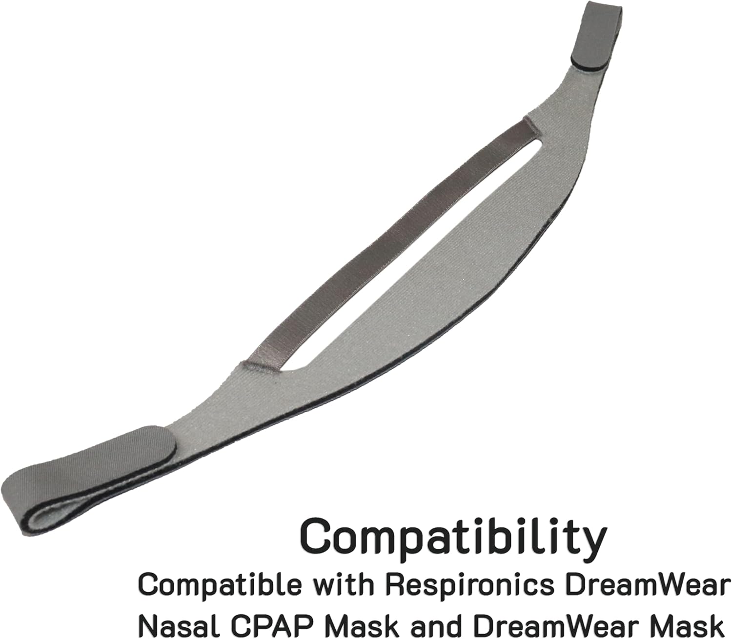 2-Pack Headgear Strap Replacement compatible with Philips Respironics DreamWear Nasal CPAP Mask - Image 2