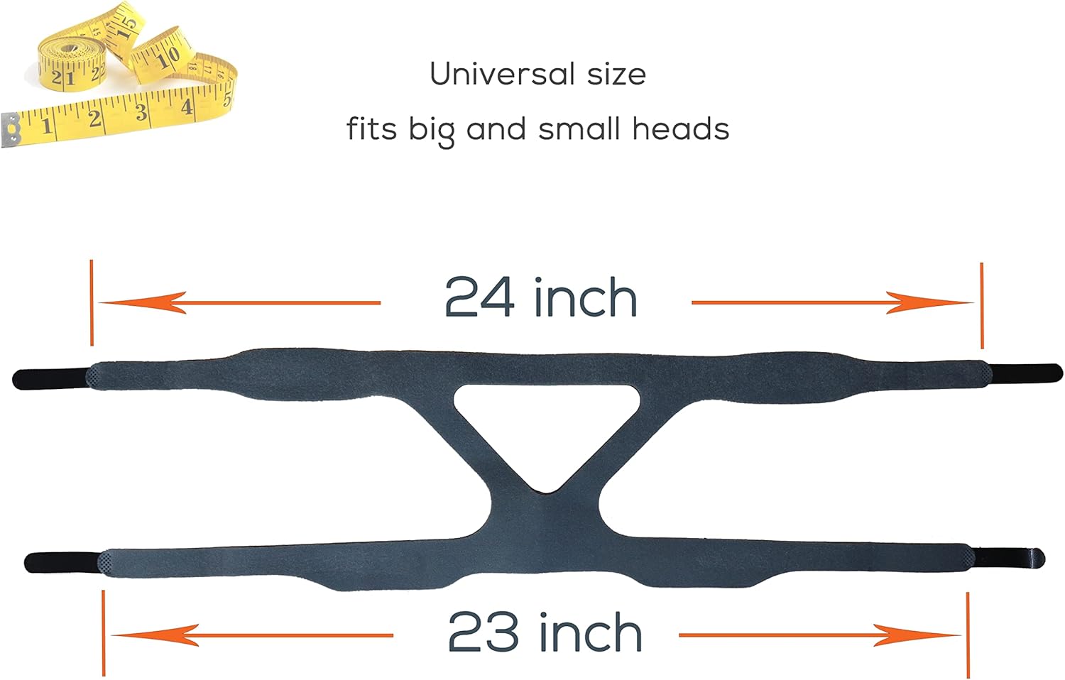 CPAP Mask Headgear, Compatible with most full face CPAP masks, Sturdy and soft CPAP headgear washable sleep apnea mask headgear for cpap mask - Image 2