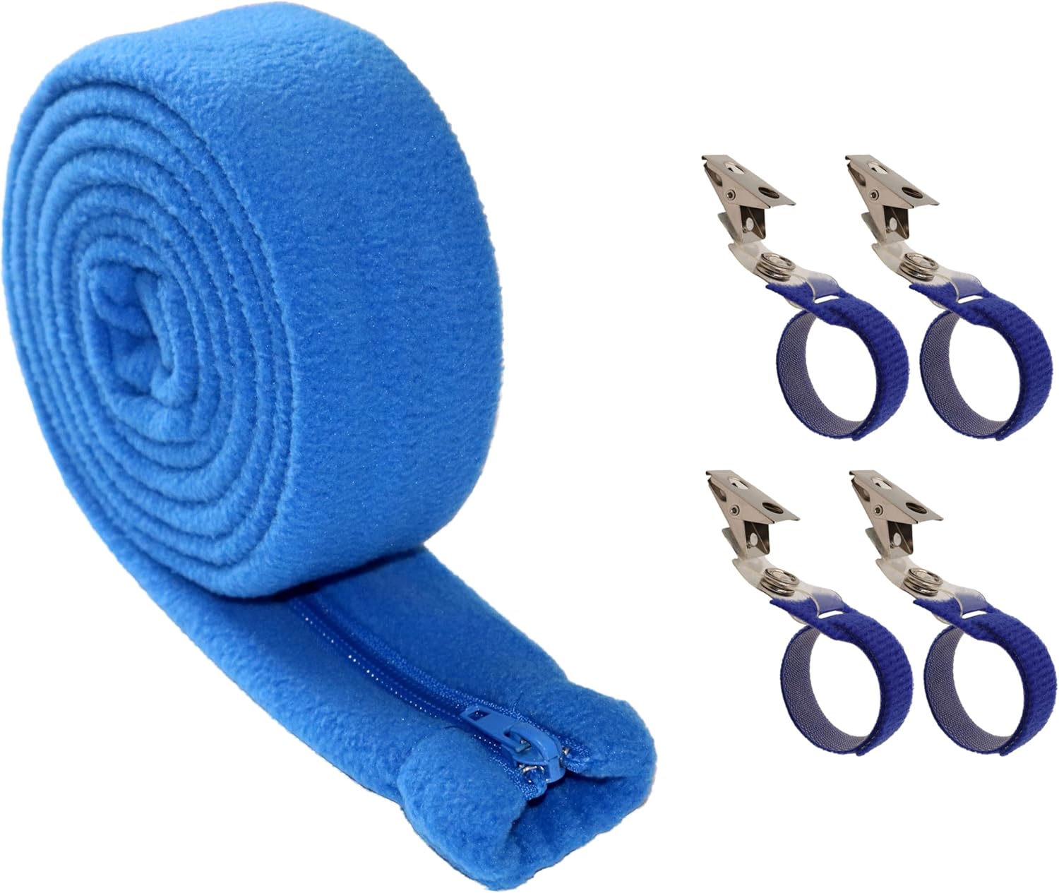 CPAP Hose Cover with 4 Holding Clips, Soft Fleece Tubing Wrap Insulator with Zipper, Universal and fit All CPAP 6ft tubing, Comfortable CPAP Supplies, CPAP Accessories, - Image 1