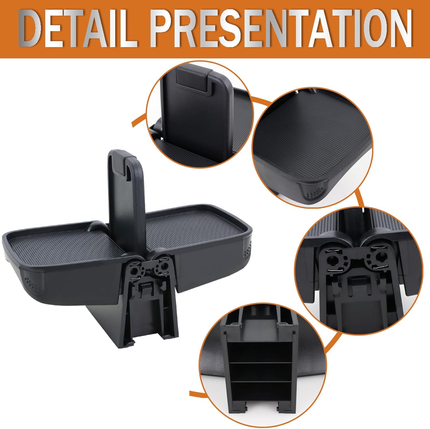Cup Holder Insert Fits for 2016 2017 2018 Honda HRV HR-V, Replaces 77230-T7W-A02ZA - Image 5