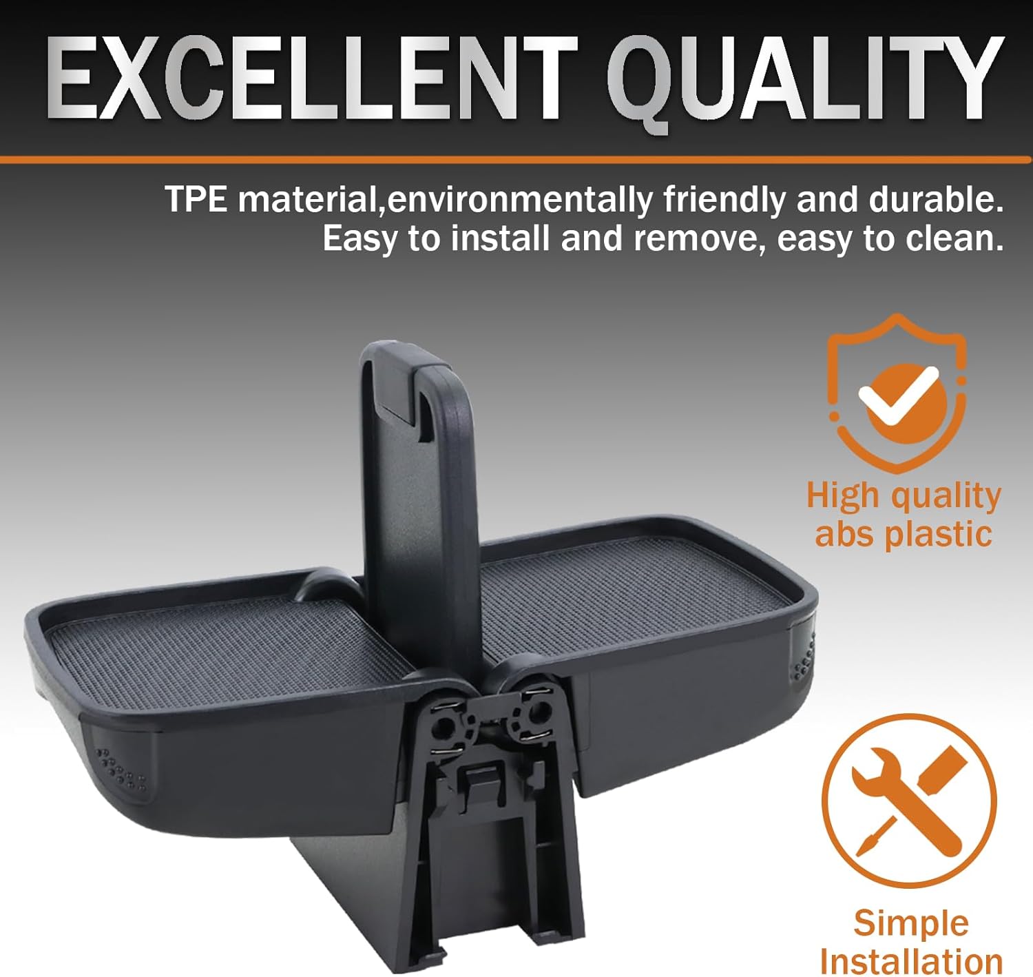 Cup Holder Insert Fits for 2016 2017 2018 Honda HRV HR-V, Replaces 77230-T7W-A02ZA - Image 6