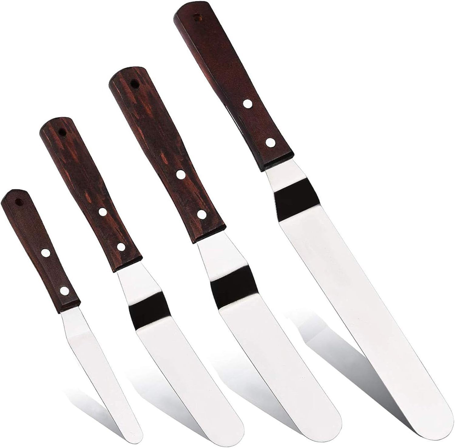 4PCS Offset Spatula Icing Spatula Set 4