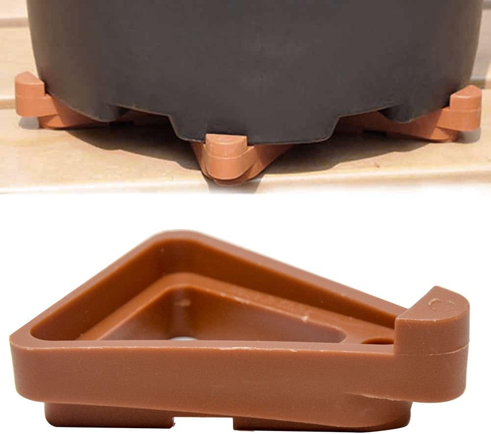 24pcs Plant Pot Feet, Invisible Flower Pot Risers, Non-Slip Pot Toes Supports for Indoor Outdoor Gardening Plant Container Small to Large Flower Planters - Image 3