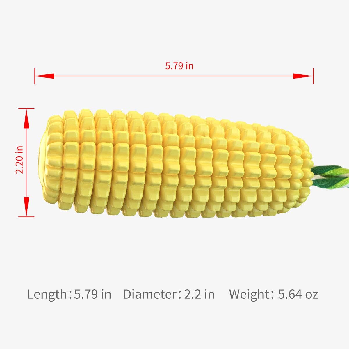Dog Chew Toys for Aggressive Chewers, Indestructible Tough Durable Squeaky Interactive Dog Toys, Puppy Teeth Chew Corn Stick Toy for Small Medium Large Breed - Image 3