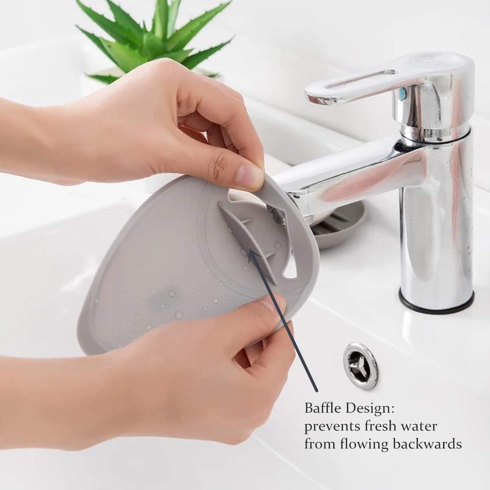 Faucet Extender - Sink Handle Extender, Safe Fun Bathroom Hand-Washing Solution for Babies, Toddlers, Kids, Teach Your Kids Good Sanitation Habits(Grey) - Image 5
