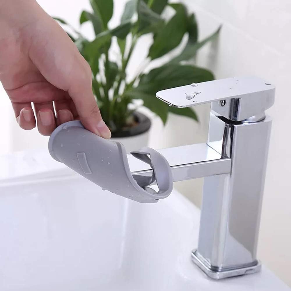 Faucet Extender - Sink Handle Extender, Safe Fun Bathroom Hand-Washing Solution for Babies, Toddlers, Kids, Teach Your Kids Good Sanitation Habits(Grey) - Image 6