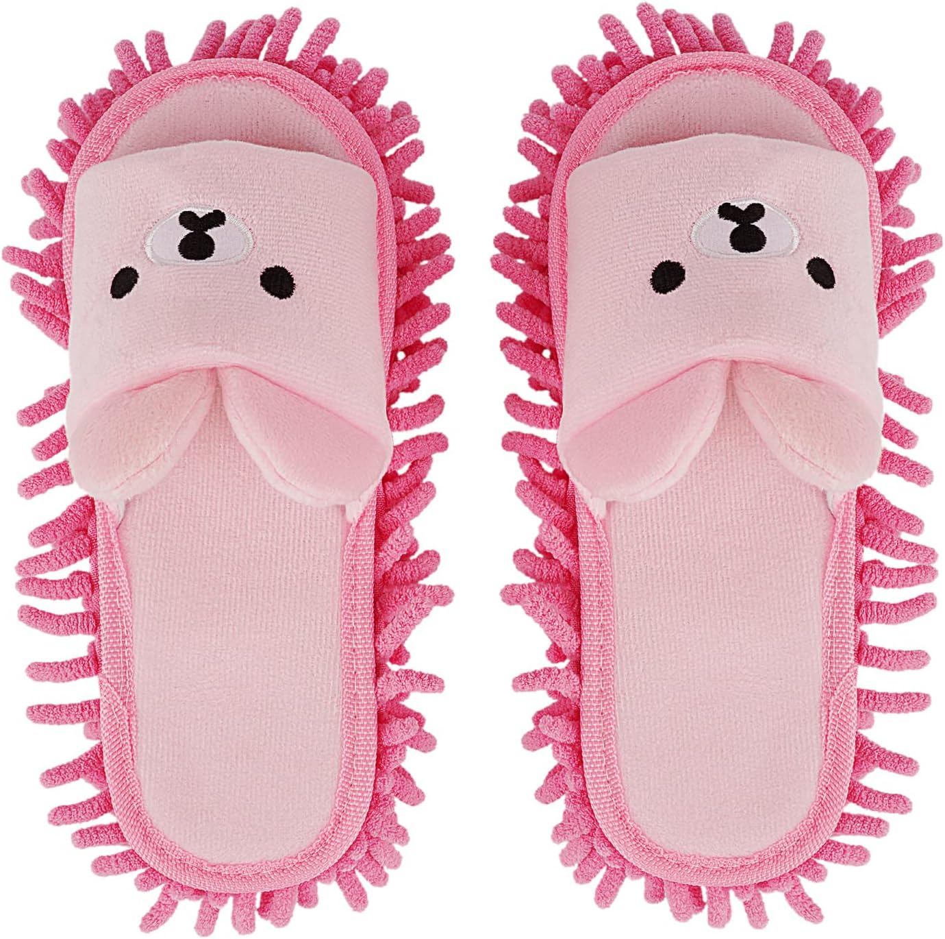 1 Pair Detachable Mop Slippers Shoes Microfiber Chenille Soft Comfortable Dust Dirt Hair Cleaner - Image 1
