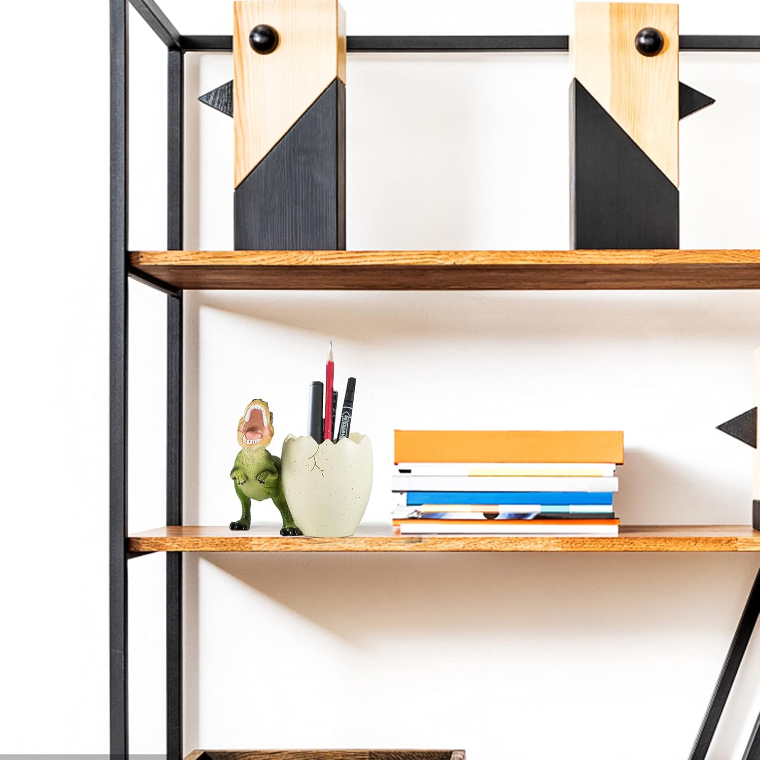 Dinosaur Pen Holder for Desk, Pencil Holder, Cute Fashion Desk Organizers and Accessories, Office Supplies Idea Gift for Women and Kids - Image 5
