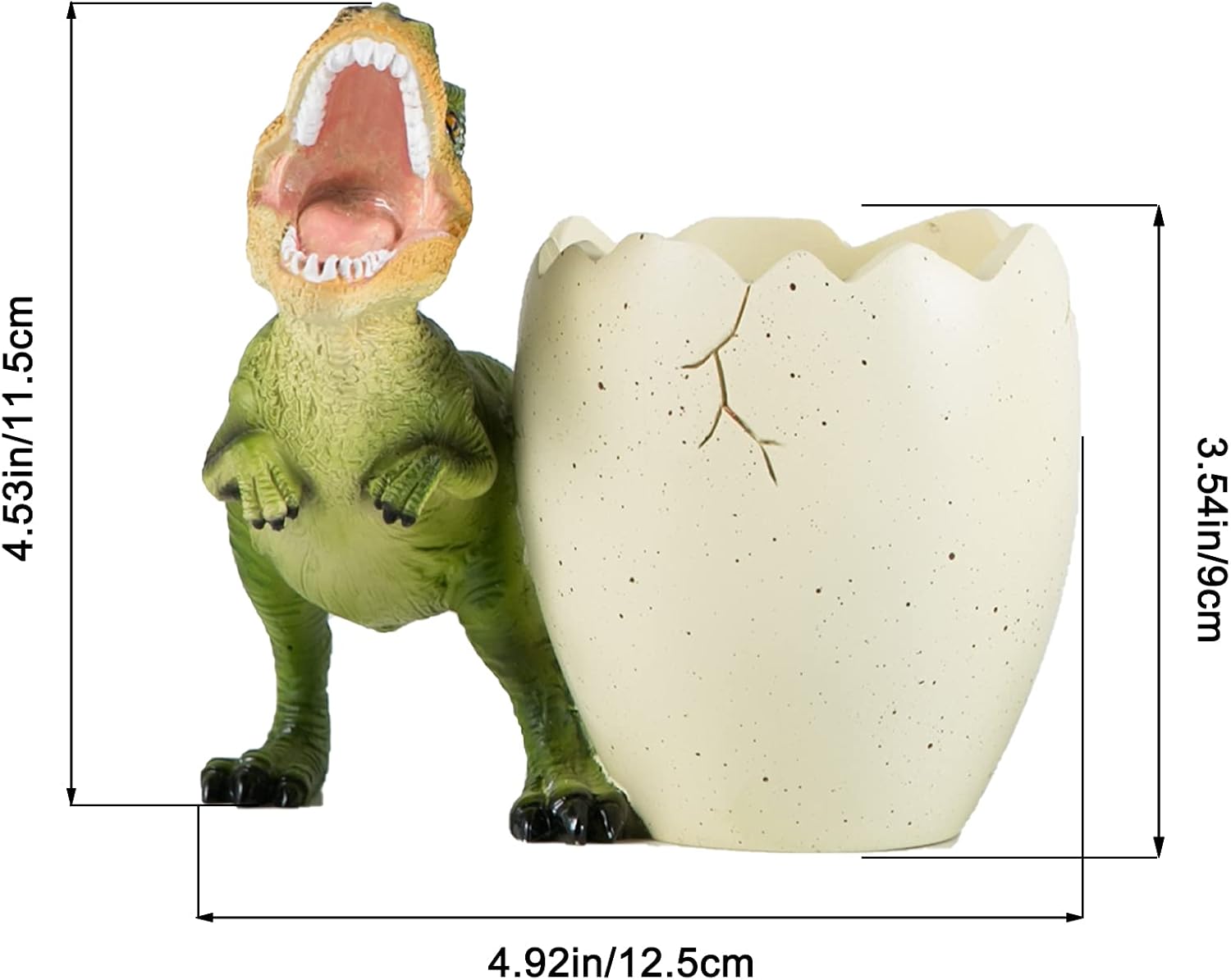 Dinosaur Pen Holder for Desk, Pencil Holder, Cute Fashion Desk Organizers and Accessories, Office Supplies Idea Gift for Women and Kids - Image 6
