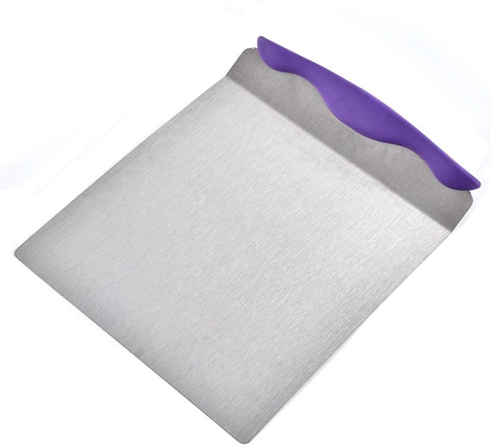 Cake Safe Lifter Stainless Steel Pizza Transfer Shovel Square Cake Tray Moving Plate Tool Cookie Spatula - Image 1