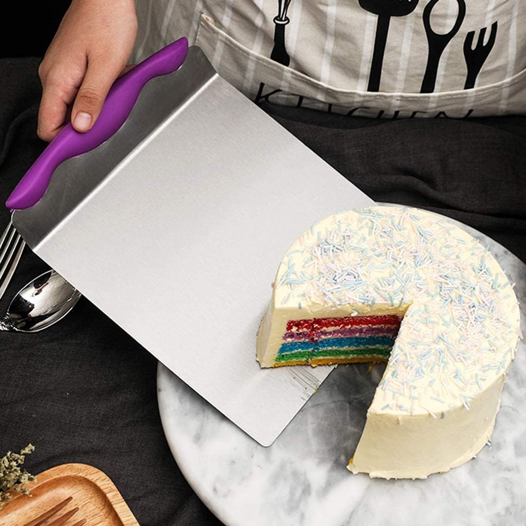 Cake Safe Lifter Stainless Steel Pizza Transfer Shovel Square Cake Tray Moving Plate Tool Cookie Spatula - Image 6