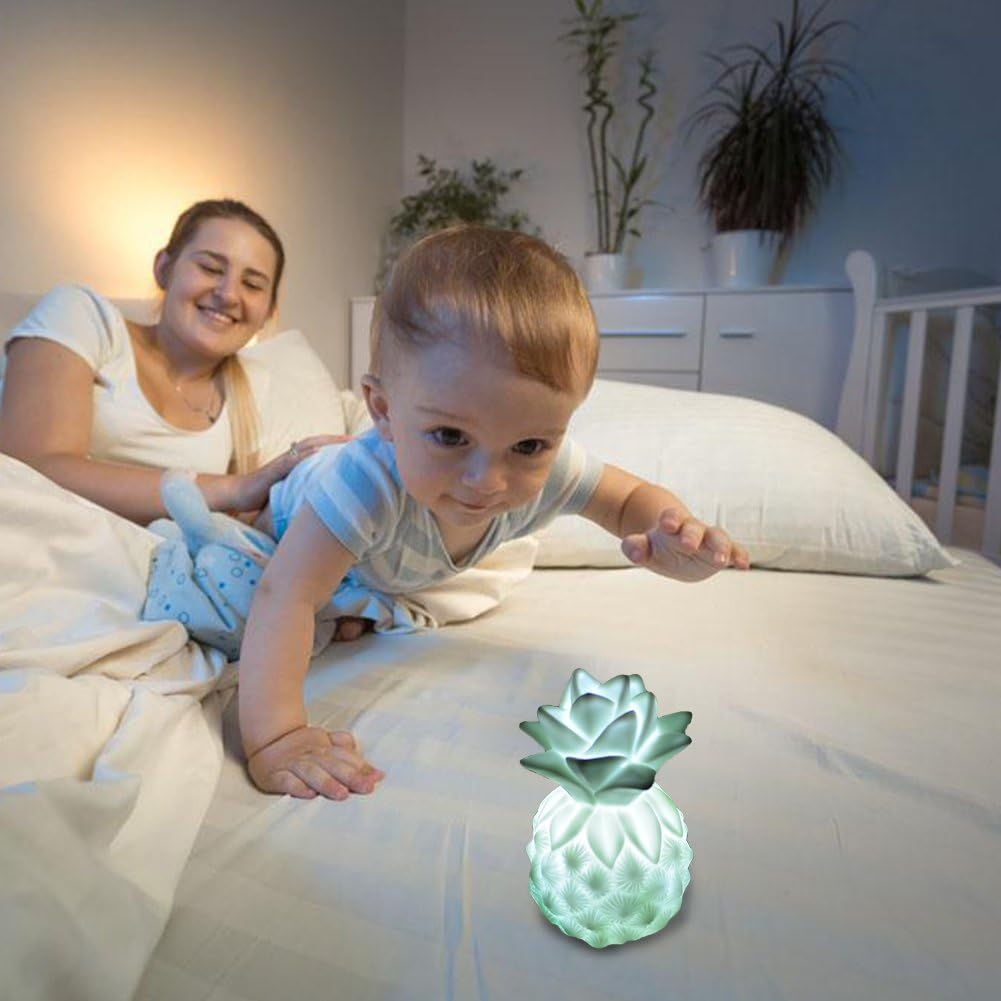 Pineapple Night Lights LED Pineapple Lamp Pineapple Gifts for Girls Teens Pineapple Decor Pineapple Lights Pineapple Decorations for Home Party Living Room Bedroom Valentine's Gifts 3 Pack - Image 5