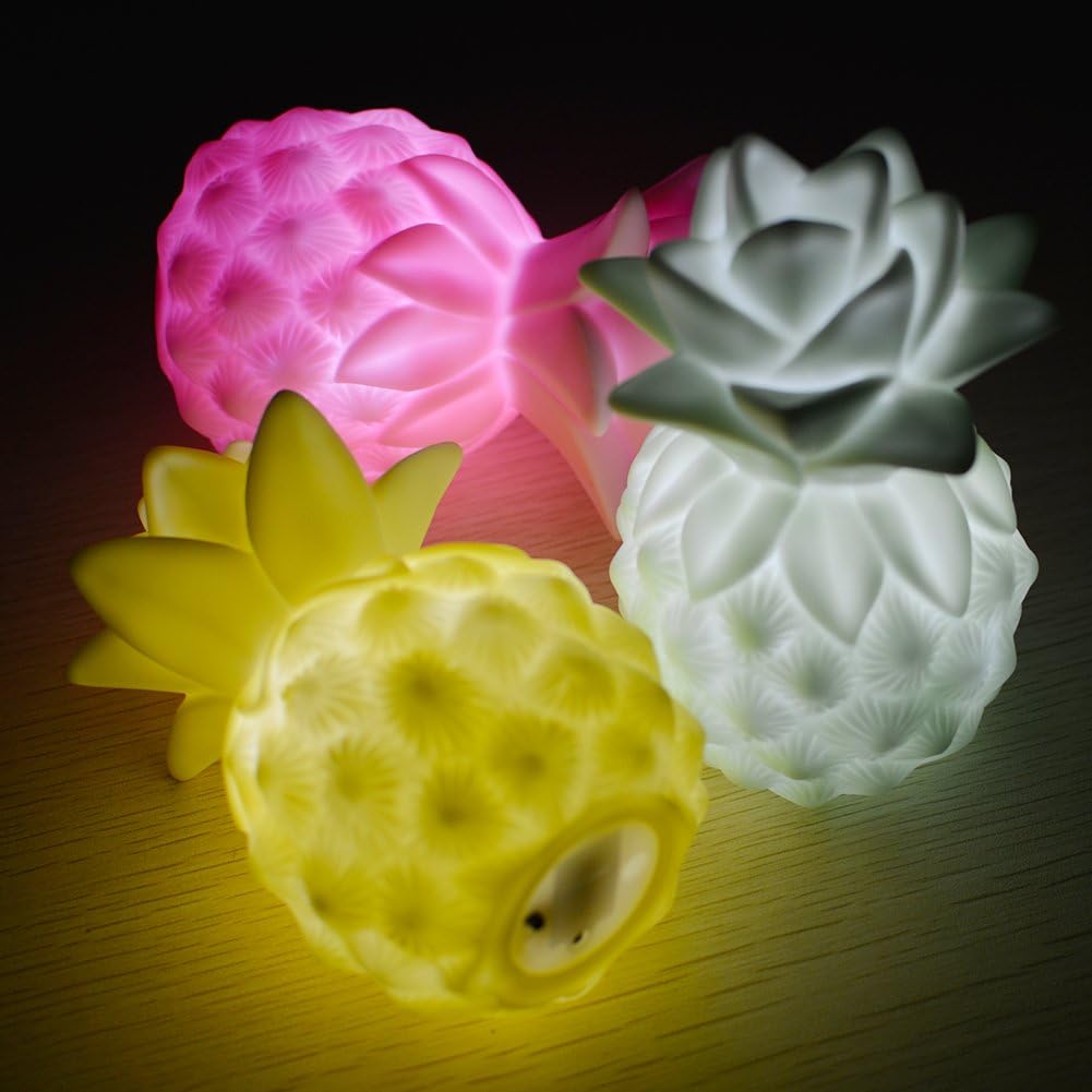 Pineapple Night Lights LED Pineapple Lamp Pineapple Gifts for Girls Teens Pineapple Decor Pineapple Lights Pineapple Decorations for Home Party Living Room Bedroom Valentine's Gifts 3 Pack - Image 7