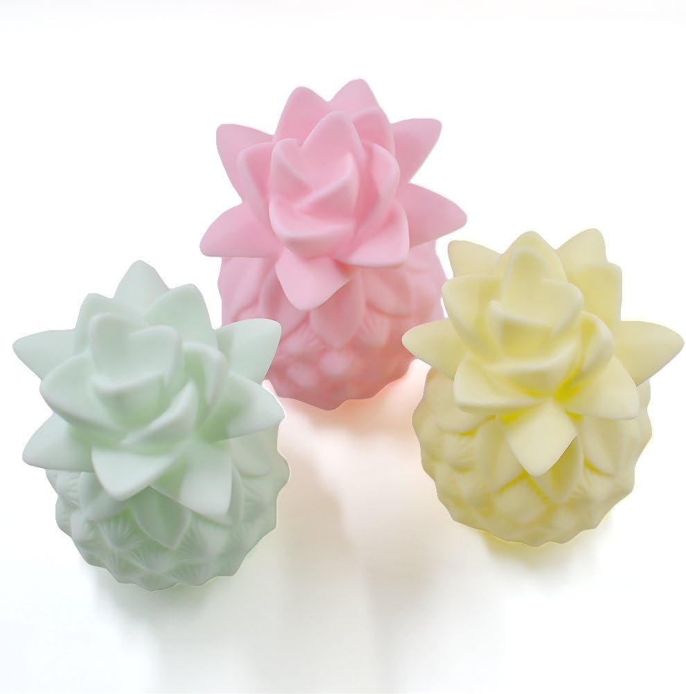 Pineapple Night Lights LED Pineapple Lamp Pineapple Gifts for Girls Teens Pineapple Decor Pineapple Lights Pineapple Decorations for Home Party Living Room Bedroom Valentine's Gifts 3 Pack - Image 8