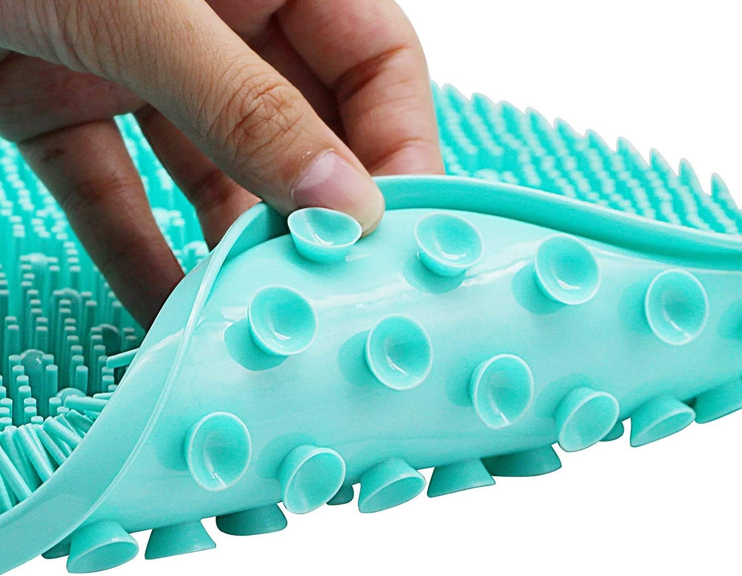 Foot Shower Massager Scrubber with Non Slip Suction Cups, Feet Exfoliation Cleaner Mat for Foot Massage Clean Improve Circulation Reduce Pain - Image 2