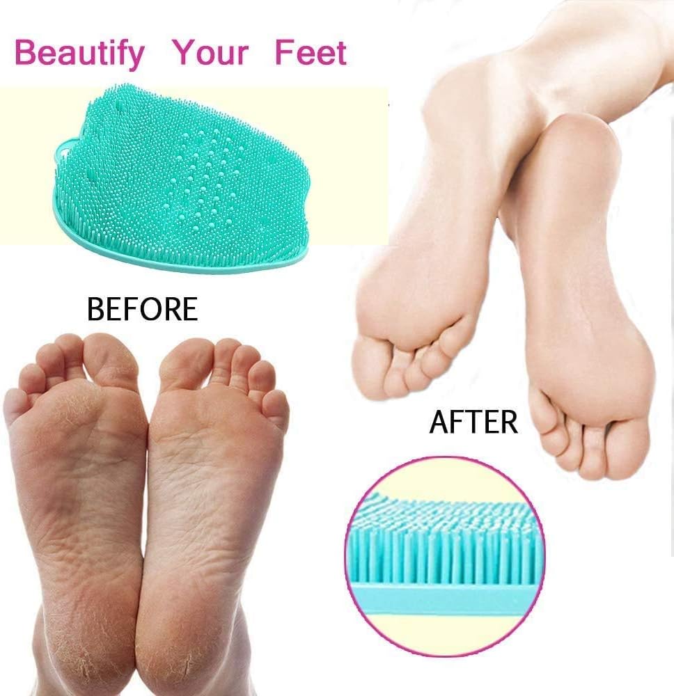 Foot Shower Massager Scrubber with Non Slip Suction Cups, Feet Exfoliation Cleaner Mat for Foot Massage Clean Improve Circulation Reduce Pain - Image 3