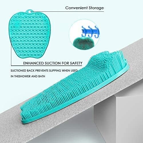 Foot Shower Massager Scrubber with Non Slip Suction Cups, Feet Exfoliation Cleaner Mat for Foot Massage Clean Improve Circulation Reduce Pain - Image 5