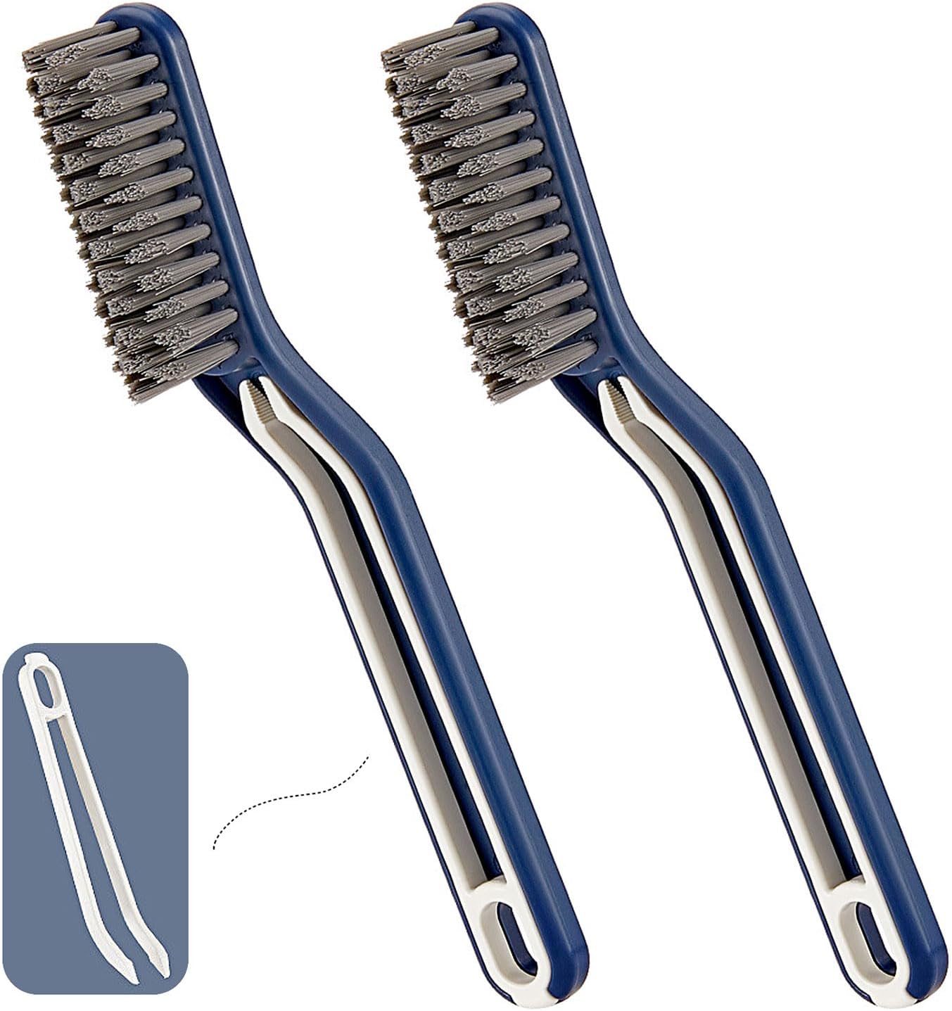 Hard Bristle Crevice Cleaning Brush - Multifunctional Gap Cleaning Brush, Cleaning Tools for Household Use, Home, Kitchen, Bathroom, Window, Vehicle, Faucets, Toilet - Image 1